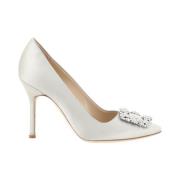 Swarovski Crystal Silk Satin Pumps