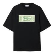 Svart Banknote Arrow Skate Tee