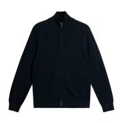 Blå J.Lindeberg Alexis Full Zip Cardigan Cardigan