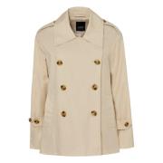 Champagne Beige Trench Coat