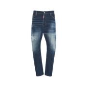 Blå Distressed Jeans London Bro