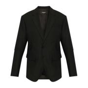 Blazer med ullfinish