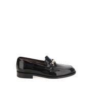 Svart Montego Patent Skinn Loafers