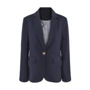 Elegant Casual Blazer med Stretch