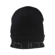 Minimalistisk Svart Beanie Lue