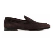 Brun Semsket Penny Loafer Sko