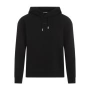 Svart Bomullshettegenser Aw24