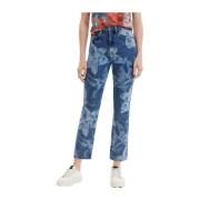 Slim Fit Bomull Jeans Damekolleksjon