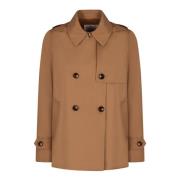 Trenchcoat med hette