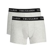 Grå Bomull Undertøy Boxershorts