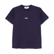 Blå Crew Neck T-skjorter og Polos