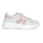 Hvite Skinn Sneakers Rebel Ss25