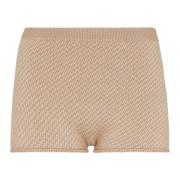 Ikonske Beige Shorts med FF Motif