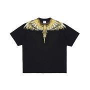 Wings Print Crew Neck T-shirt