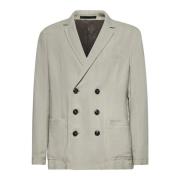 Dobbeltspent blazer i beige