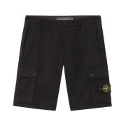 Supima® Bomull Cargo Bermuda Twill