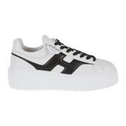 Hvite Sneakers Hev Stil Casual Utflukter