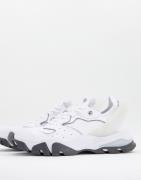 Calvin Klein chunky trainers in white with grey sole
