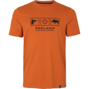 Seeland Men's Lanner T-Shirt Gold Flame