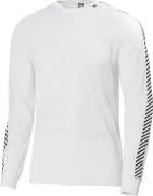 Helly Hansen Men's HH Lifa Stripe Long-Sleeve Crew Base Layer White