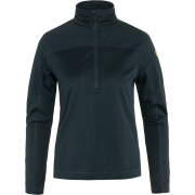 Fjällräven Women's Abisko Lite Fleece Half Zip Black