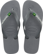 Havaianas Men's Brazil Logo Steel Grey/Grey