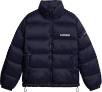 Women's Box Puffer Jacket Blu Marine