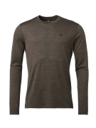 Chevalier Men's Coley Longsleeve Wool T-Shirt Leather Brown