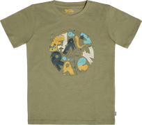 Fjällräven Kids' Forest Findings T-Shirt Light Olive