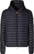 Men's Animal Free Hooded Puffer Jacket Donald Black