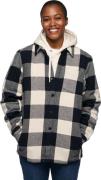 Black Diamond Women's Project Lined Flannel Shirt Black-Off White Plai...