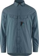 Klättermusen Men's Syn Long Sleeve Shirt Thistle Blue