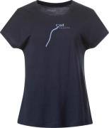 Bergans Women's Tind Altitude Merino Tee Navy Blue/Blueberry Milk Stee...