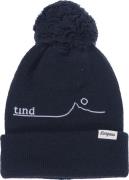 Bergans Womne's Tind Powpow Pom Wool Beanie Navy Blue