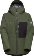 Mammut Men's Stoney Hardshell Hooded Jacket  Dark Marsh-black