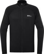 Jack Wolfskin Men's Prelight Full zip Black