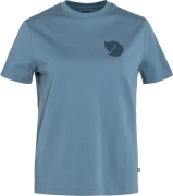 Fjällräven Women's Fox Boxy Logo Tee Dawn Blue