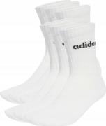 Adidas Cushioned Linear Crew 6p White/black