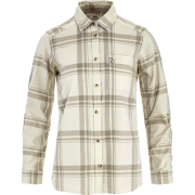 Fjällräven Women's Övik Lite Flannel Shirt Chalk White-fossil