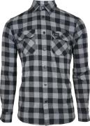Avignon Unisex AFTER Hunt Flannel Shirt Grey/Black