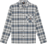 Dickies Men's Forest Check Shirt Stormy Sea