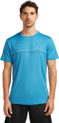 Icebreaker Men's Merino 150 Tech Lite Ss Tee Range Stripes Arctic