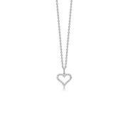 Mads Z Tender Heart Anheng 14 kt. Hvittgull 0,20 ct. 1631320