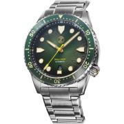 Zelos Great White V2 43mm Antique Green Z-001