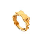 Jane Kønig Big Drippy Ring 18 kt. Gullforgylt sølv BDR-H22