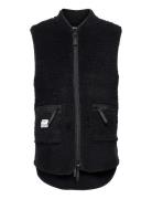 Fleece Vest Recycled Vest Black Resteröds