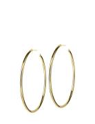 Hoops Earrings Large Accessories Jewellery Earrings Hoops Gold Edblad