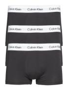 Low Rise Trunk 3Pk Boksershorts Black Calvin Klein