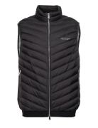 Down Vest Vest Black Armani Exchange