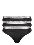 3P Thong Stringtruse Undertøy Black Tommy Hilfiger